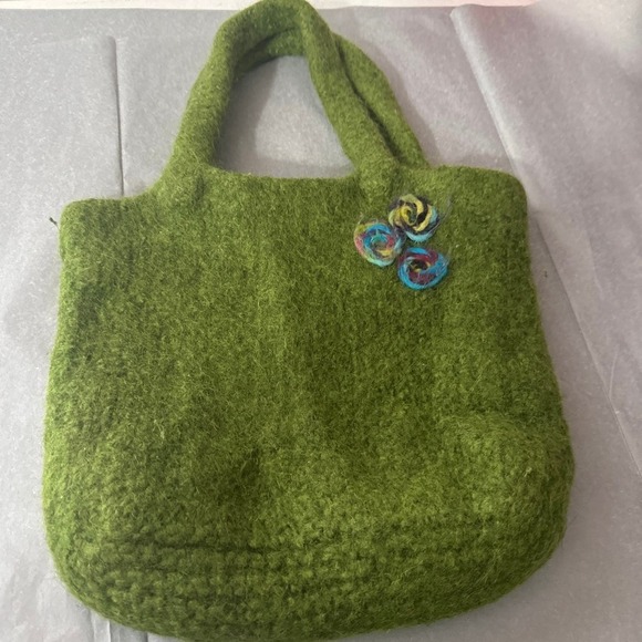 Anthropologie wool shoulder bag - Picture 1 of 3